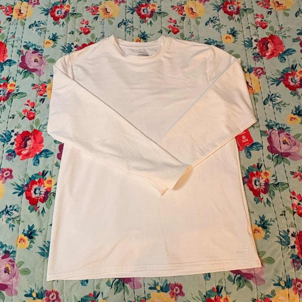 BCG White Long Sleeve Men's Shirt